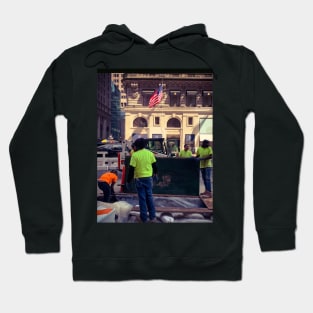 Men At Work Midtown Manhattan NYC Hoodie